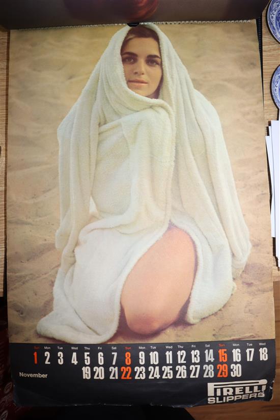 A 1964 Pirelli calendar photographs by Robert Freeman